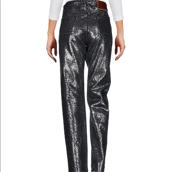 GOLDEN GOOSE OVERSIZED BOYFRIEND GLITTER JEANS - Picture 11 of 11